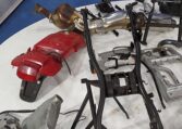 diverse gebrauchte Ersatzteile für Motorrad