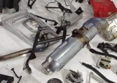 diverse gebrauchte Ersatzteile für Motorrad